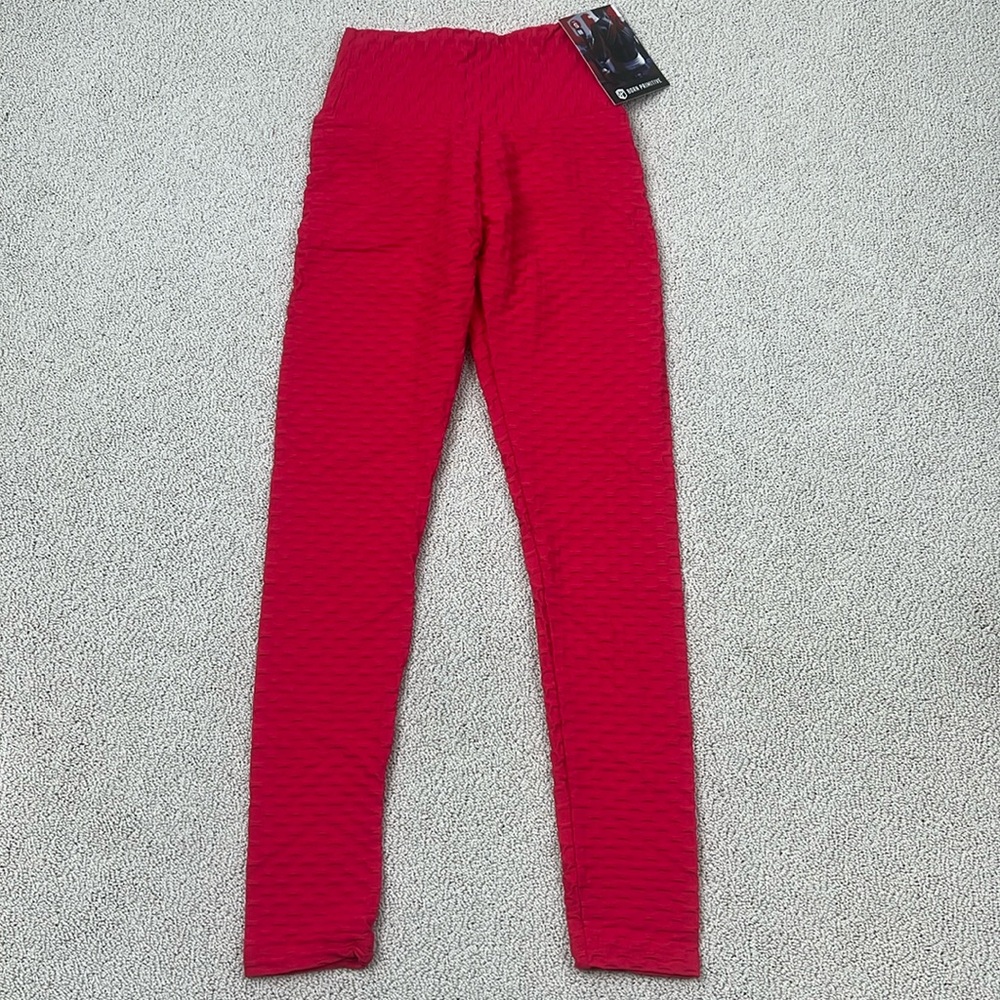 NWT Born Primitive The Summit Leggings Lava Womens Size Small Workout CrossFit